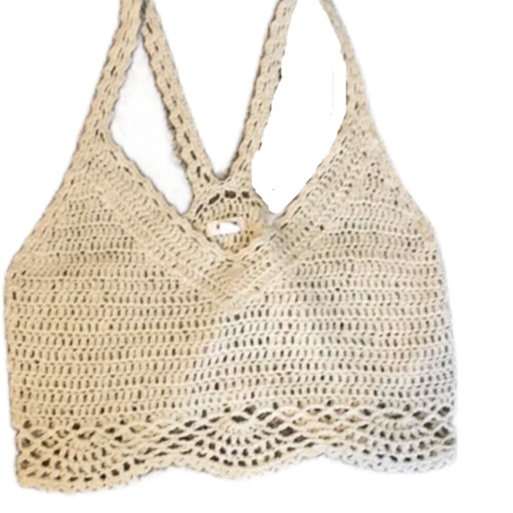 Crochet festival style crop top